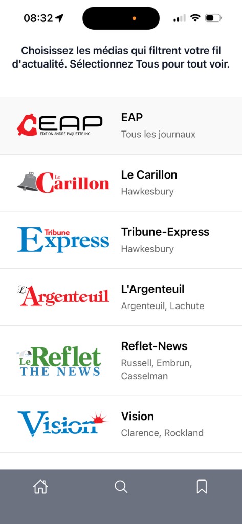 ÉditionAP - Sélection des journaux